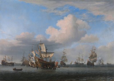 Four Days Battle by Willem van de Velde the Younger